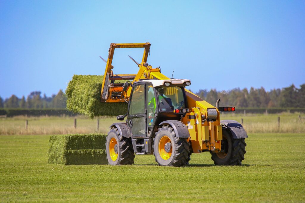 Rough Terrain Telehandler in the field