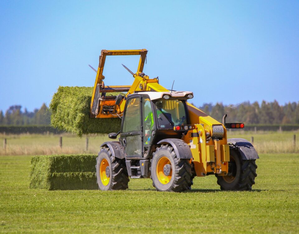 Rough Terrain Telehandler in the field