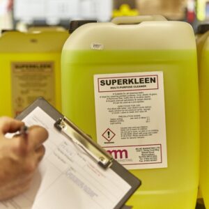 Carrying out an COSHH assessment to ensure employees are safe from hazardous substances