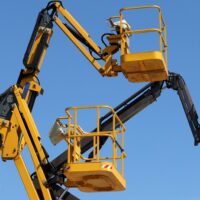 MEWP Articulated Boom used for training in Norfolk